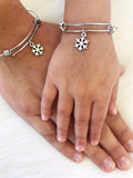 Mommy and Me Snowflake Bangles
