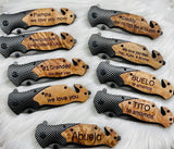 Custom Engraved Knives