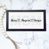 Personalized Mom Display Picture Frame - Custom Mother’s Day Engraved Gift
