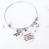 Mother in Law Bangle Bracelet - Mother of the Bride