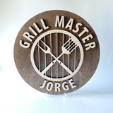 Custom Grill Master Name Sign