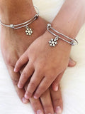 Mommy and Me Snowflake Bangles
