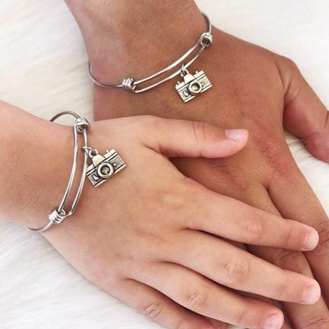 Mommy and Me Camera Bangles