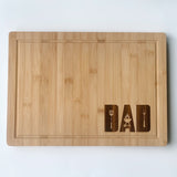 Dad Themed Bamboo Cutting Board