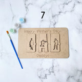 Custom Father’s Day Plaque DIY Paint Kit