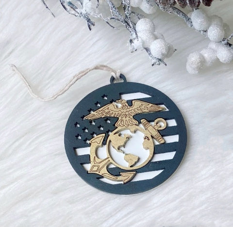 USMC Keepsake Christmas Ornament