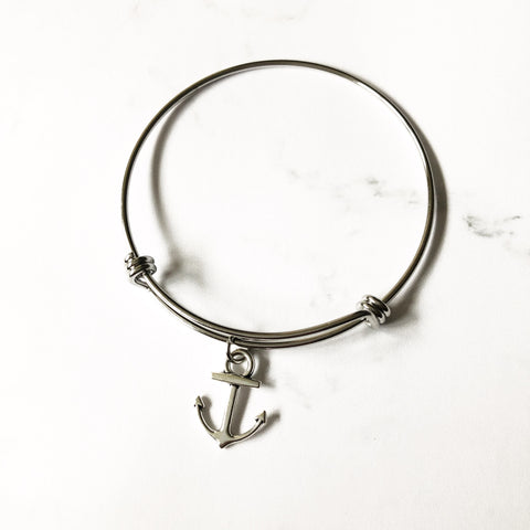 Anchor Charm Bracelet