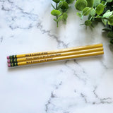Personalized Affirmation Pencils